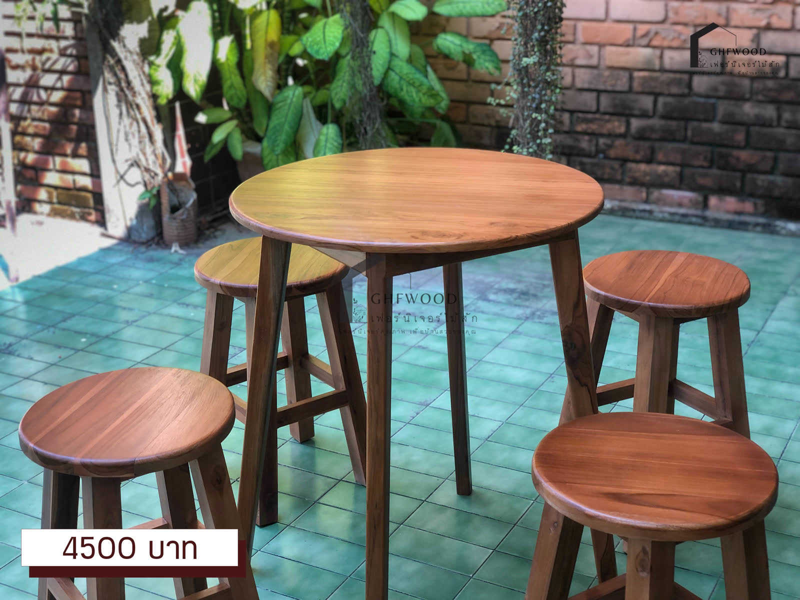 ชุดโต๊ะกาแฟ , ชุดโต๊ะรับแขก ไม้สัก - เฟอร์นิเจอร์ไม้สักแท้ GHFWood